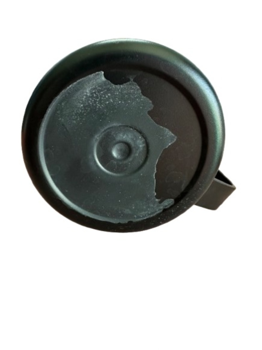 Black Stainless Steel Travel Coffee Mug with Handle - Picture 2 of 5